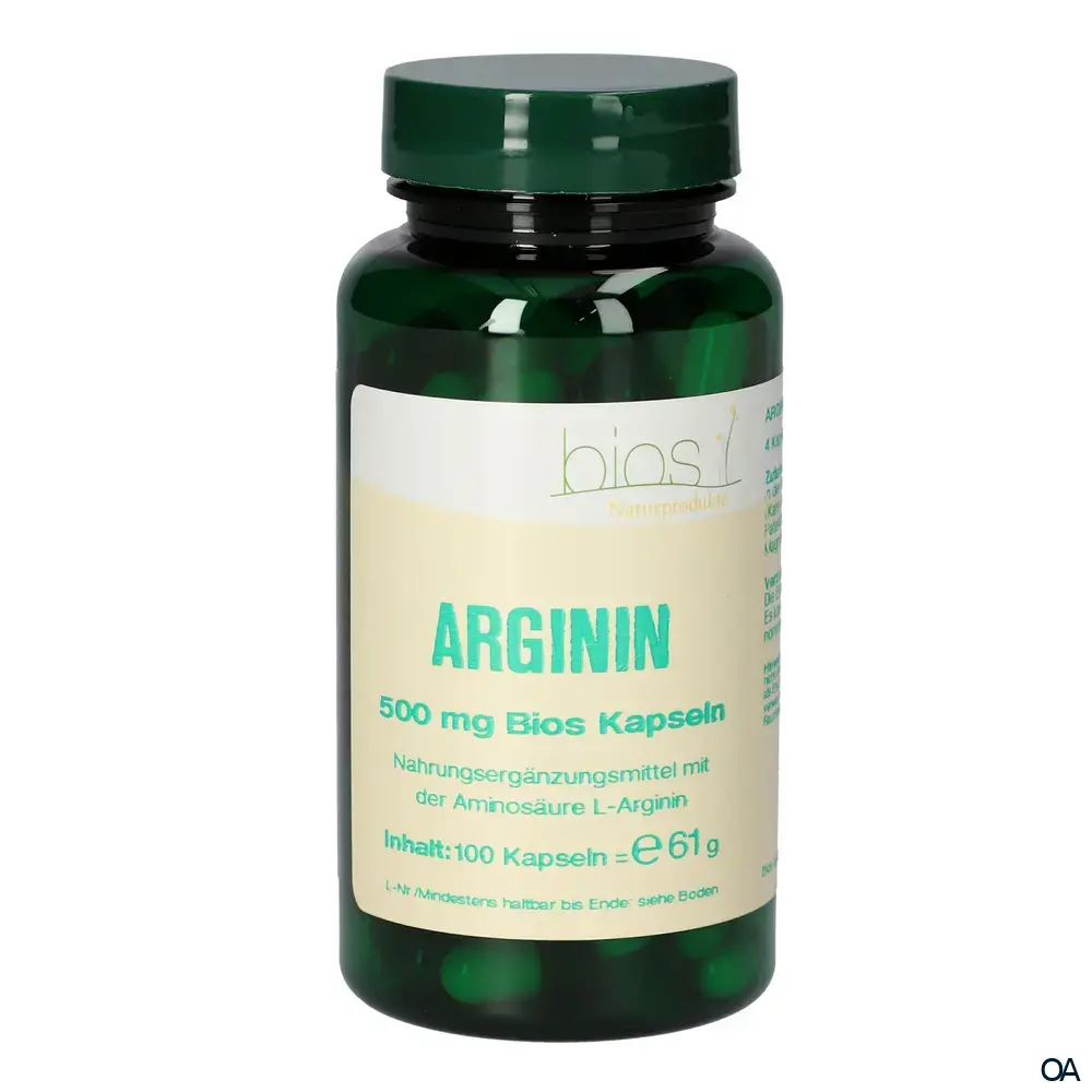 Bios Arginin 500 mg Kapseln Bios Arginin 500 mg Kapseln