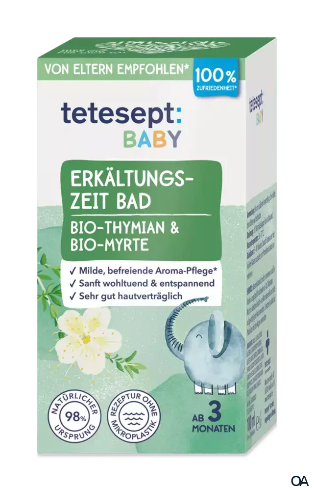 tetesept BABY Erkältungszeit Bad mit Bio-Thymian & Bio-Myrte