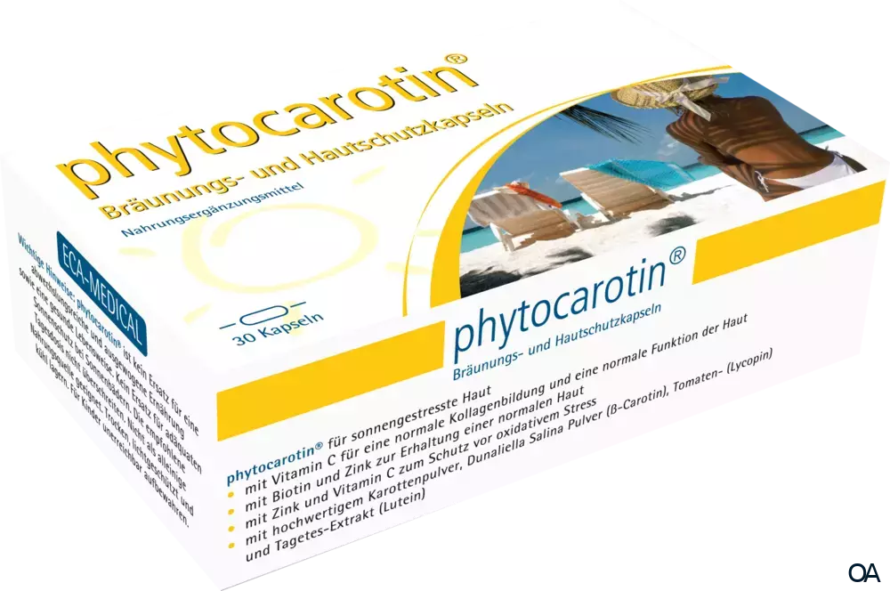 phytocarotin® Bräunungs- und Hautschutzkapseln