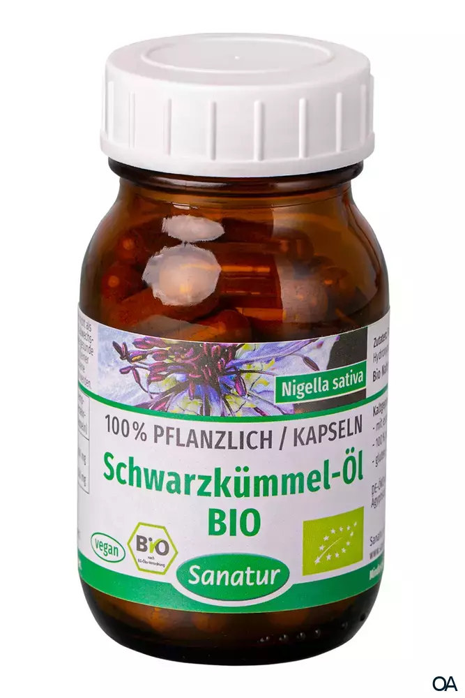 Sanatur Schwarzkümmel-Öl Kapseln, BIO