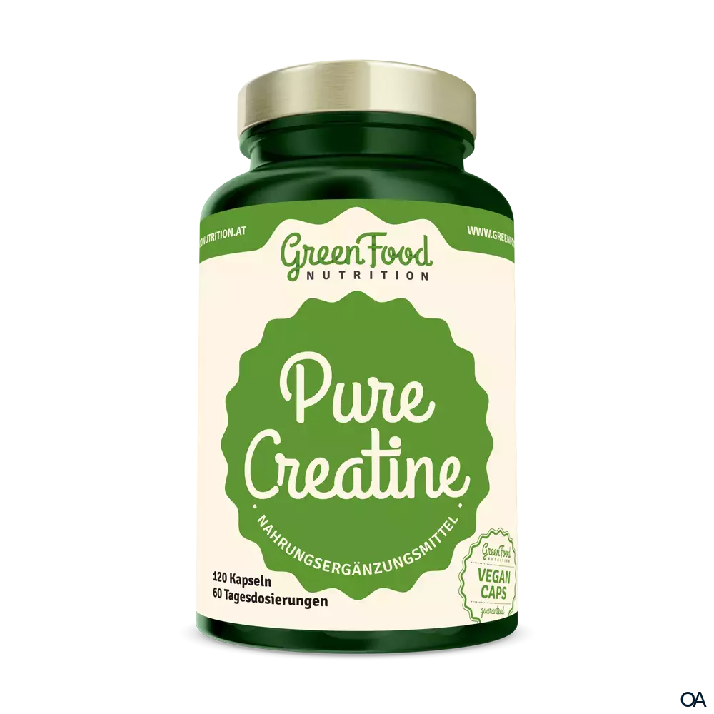GreenFood Nutrition Pure Creatine Kapseln GreenFood Nutrition Pure Creatine Kapseln