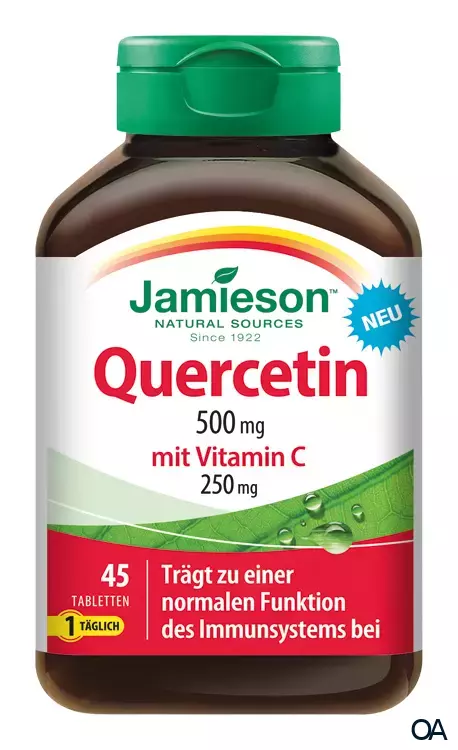 Jamieson Quercetin 500 mg mit Vitamin C 250 mg Tabletten