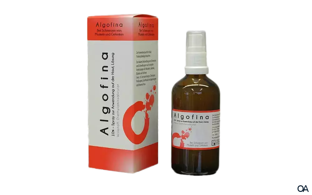 Algofina 10% – Spray zur Anwendung auf der Haut, Lösung