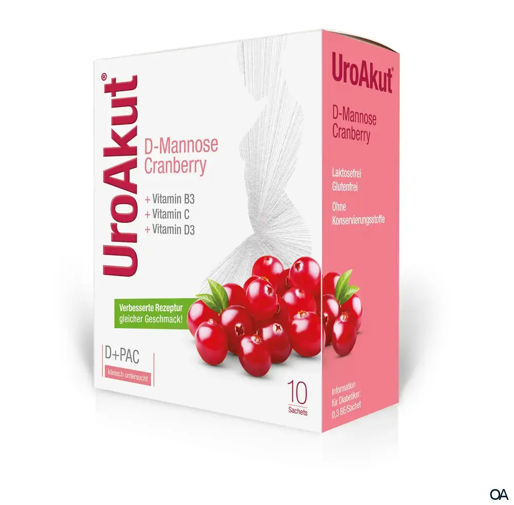 BIOGELAT UroAkut® D-Mannose plus Cranberry Sachets