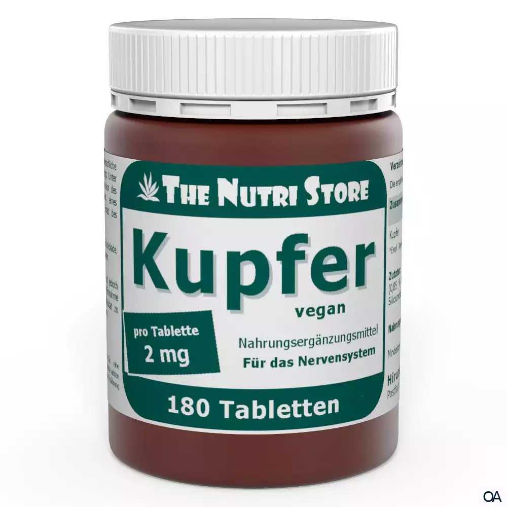 The Nutri Store Kupfer 2 mg Tabletten