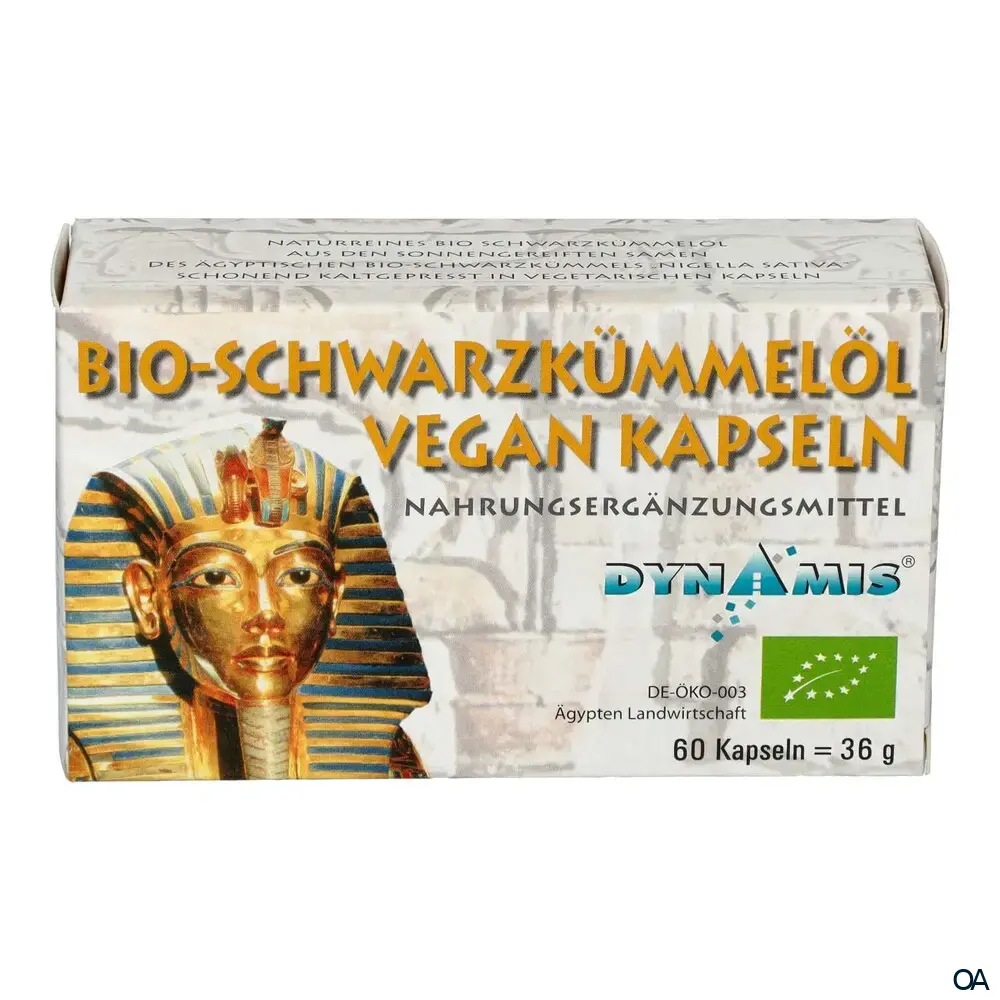 Dynamis BIO Schwarzkümmelöl Vegan Kapseln