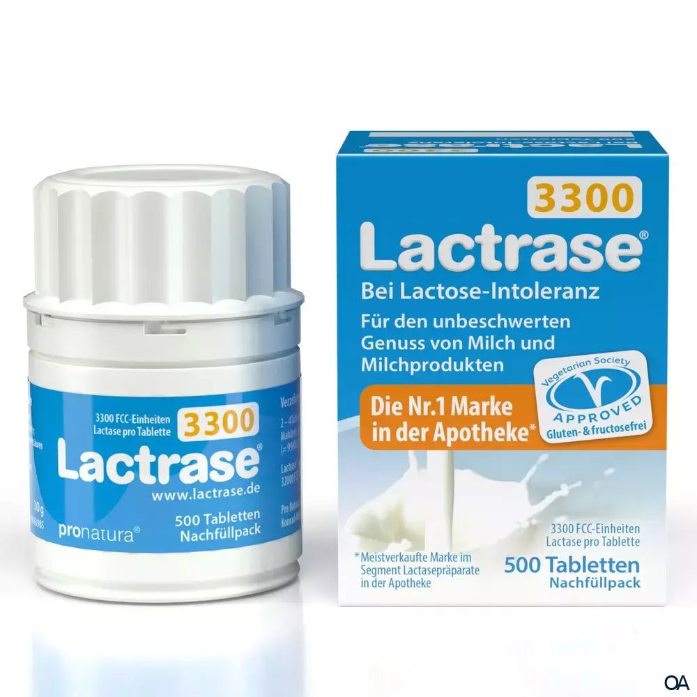 Lactrase® 3300 FCC Tabletten Nachfüllpack