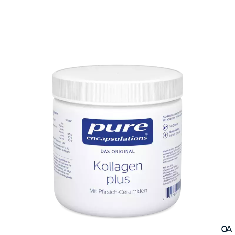 pure encapsulations® Kollagen plus Pulver mit Pfirsich-Ceramiden