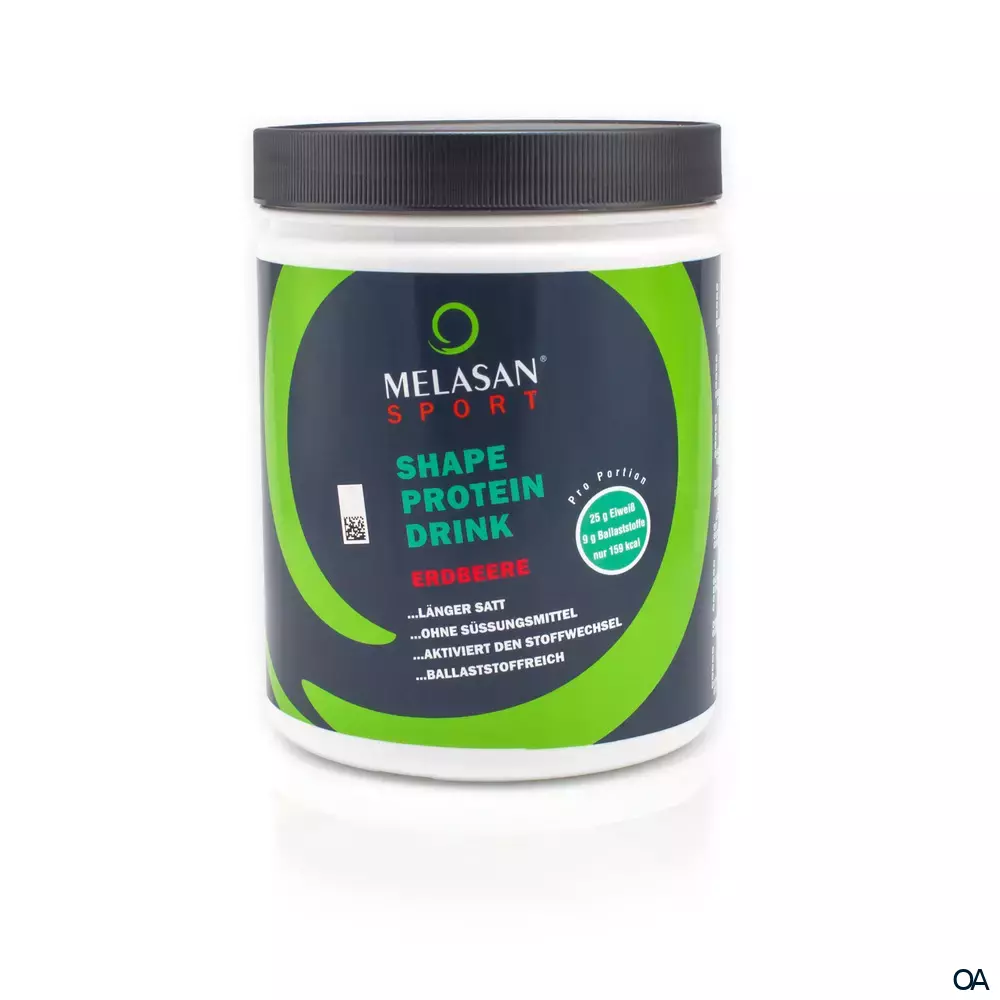 Melasan Sport Shape Protein Drink Pulver Erdbeere