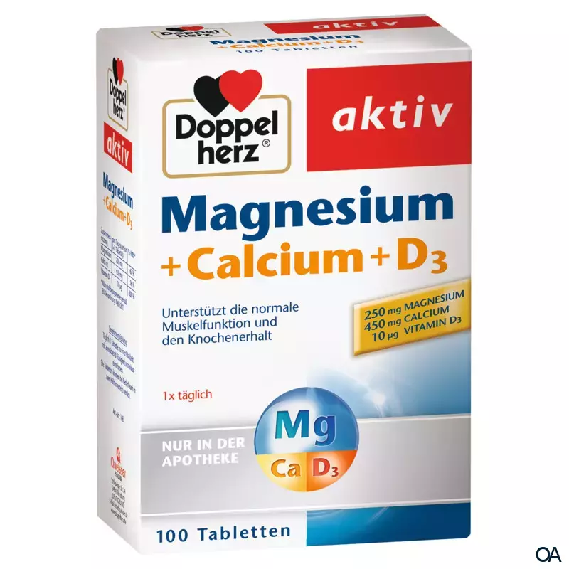 Doppelherz Magnesium + Calcium + D3 Tabletten