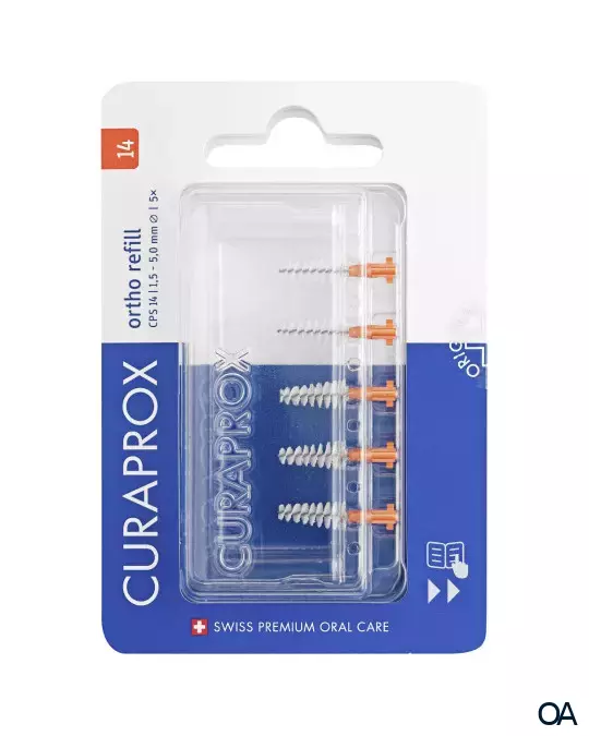 Curaprox Interdentalbürsten CPS 14 Ortho Refill Orange