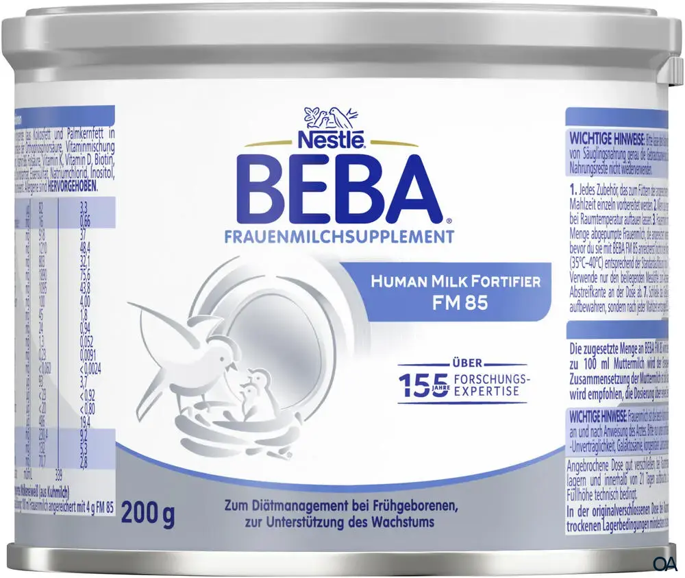 Nestlé Beba Frauenmilchsupplement FM 85 Pulver