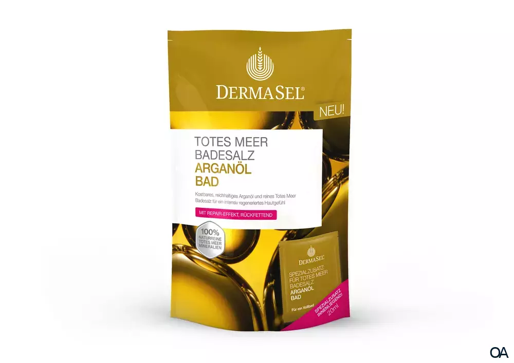 DermaSel® Totes Meer Badesalz Arganöl Bad