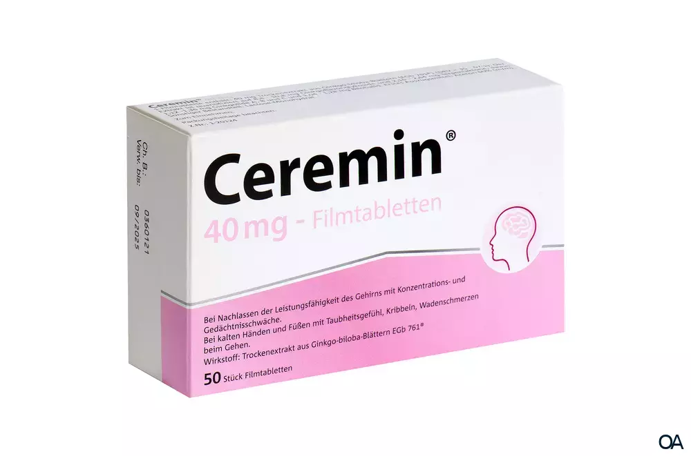 Ceremin 40 mg Filmtabletten