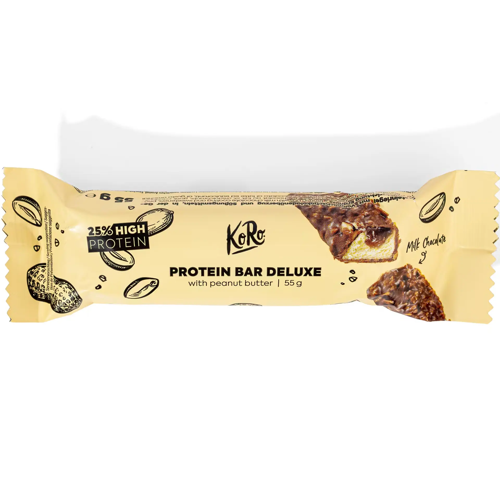 KORO Protein Bar Deluxe Vegan Peanut Butter