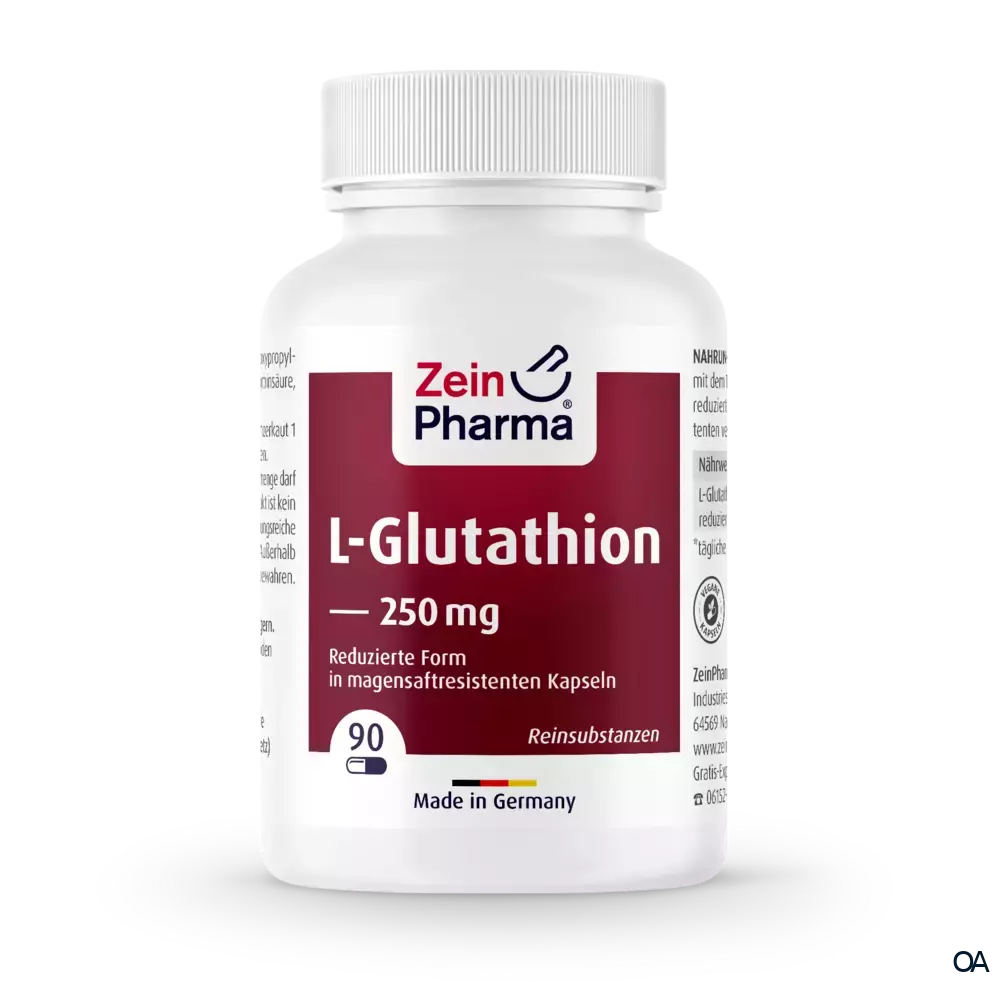 ZeinPharma L-Glutathion Red 250 mg Kapseln