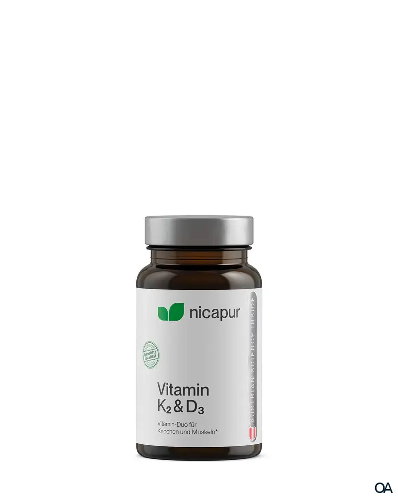 NICApur Vitamin K2 & D3 Kapseln