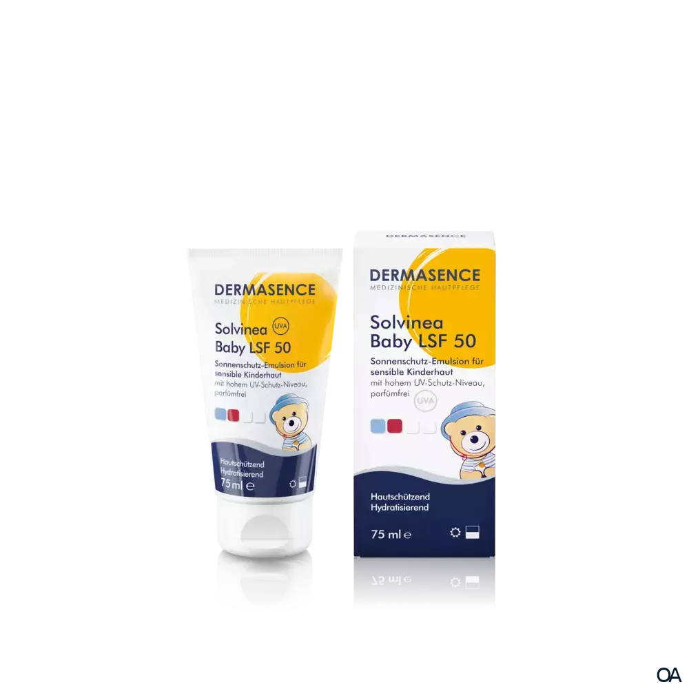Dermasence Solvinea Baby LSF 50 Sonnenschutz Emulsion Dermasence Solvinea Baby LSF 50 Sonnenschutz Emulsion