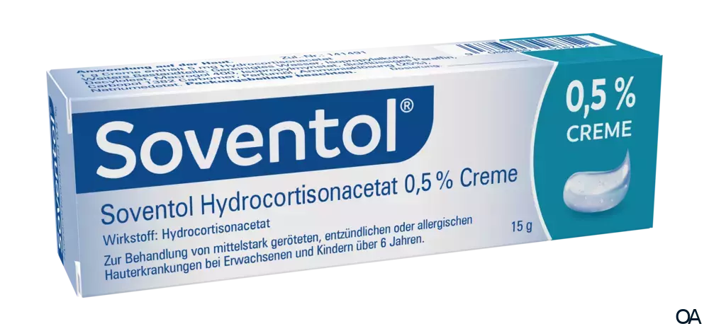 Soventol Hydrocortisonacetat 0,5 % Creme