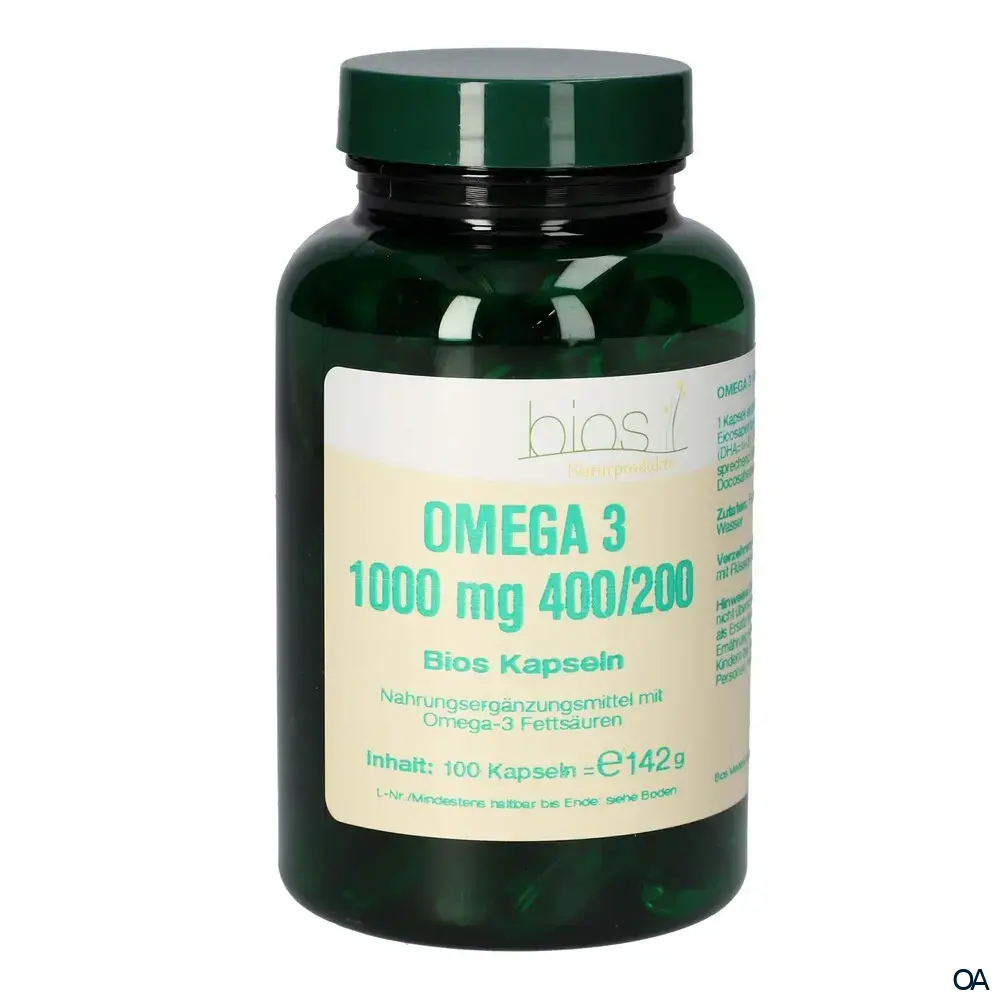 Bios Omega 3 1000 mg 400/200 Kapseln