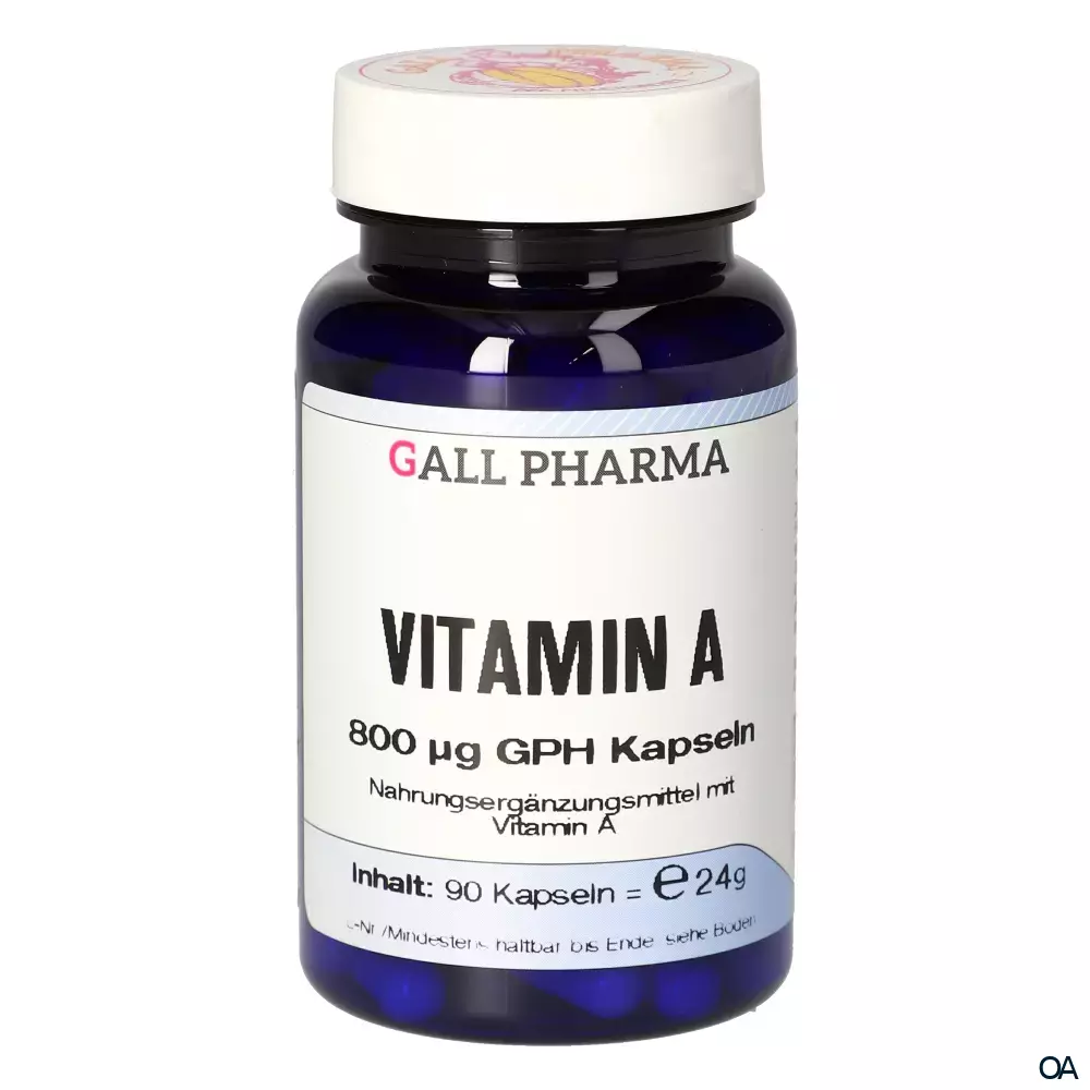 Gall Pharma Vitamin A 800 µg Kapseln