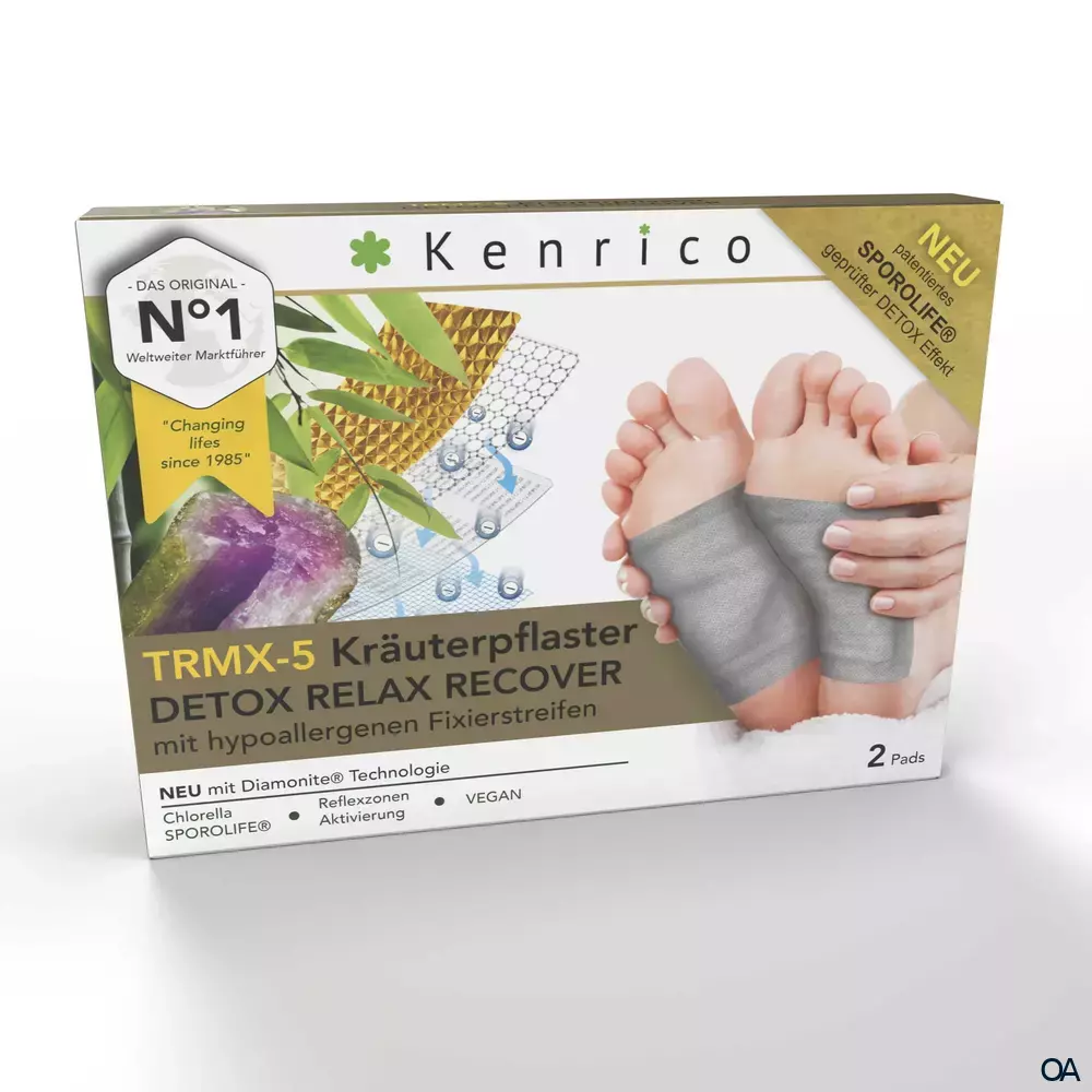 Kenrico TRMX-5 Kräuterpflaster DETOX RELAX RECOVER