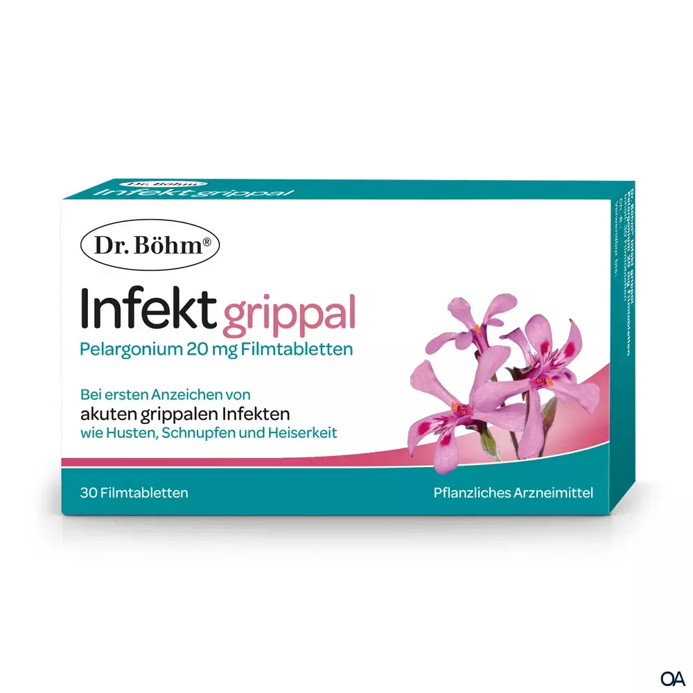 Dr. Böhm® Infekt grippal Pelargonium 20 mg Filmtabletten