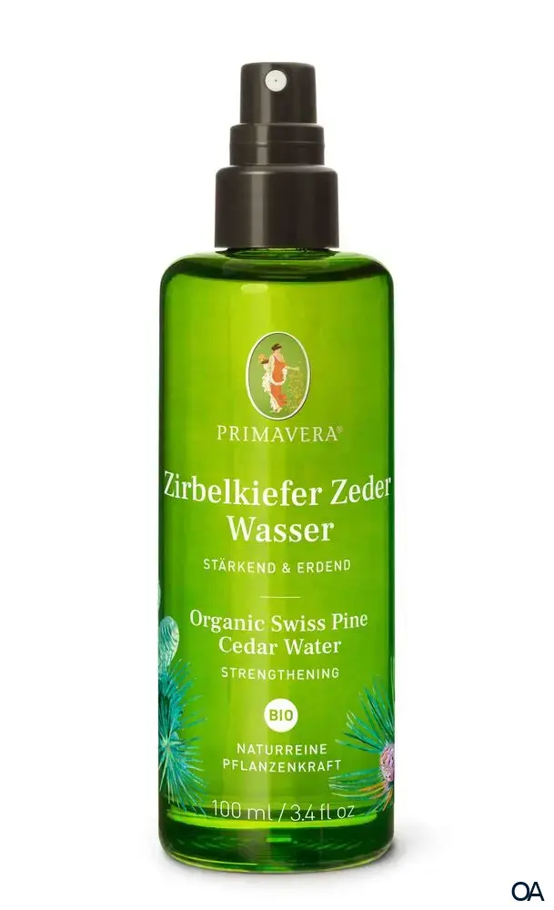 Primavera Zirbelkiefer Zederwasser bio Spray Primavera Zirbelkiefer Zederwasser bio Spray