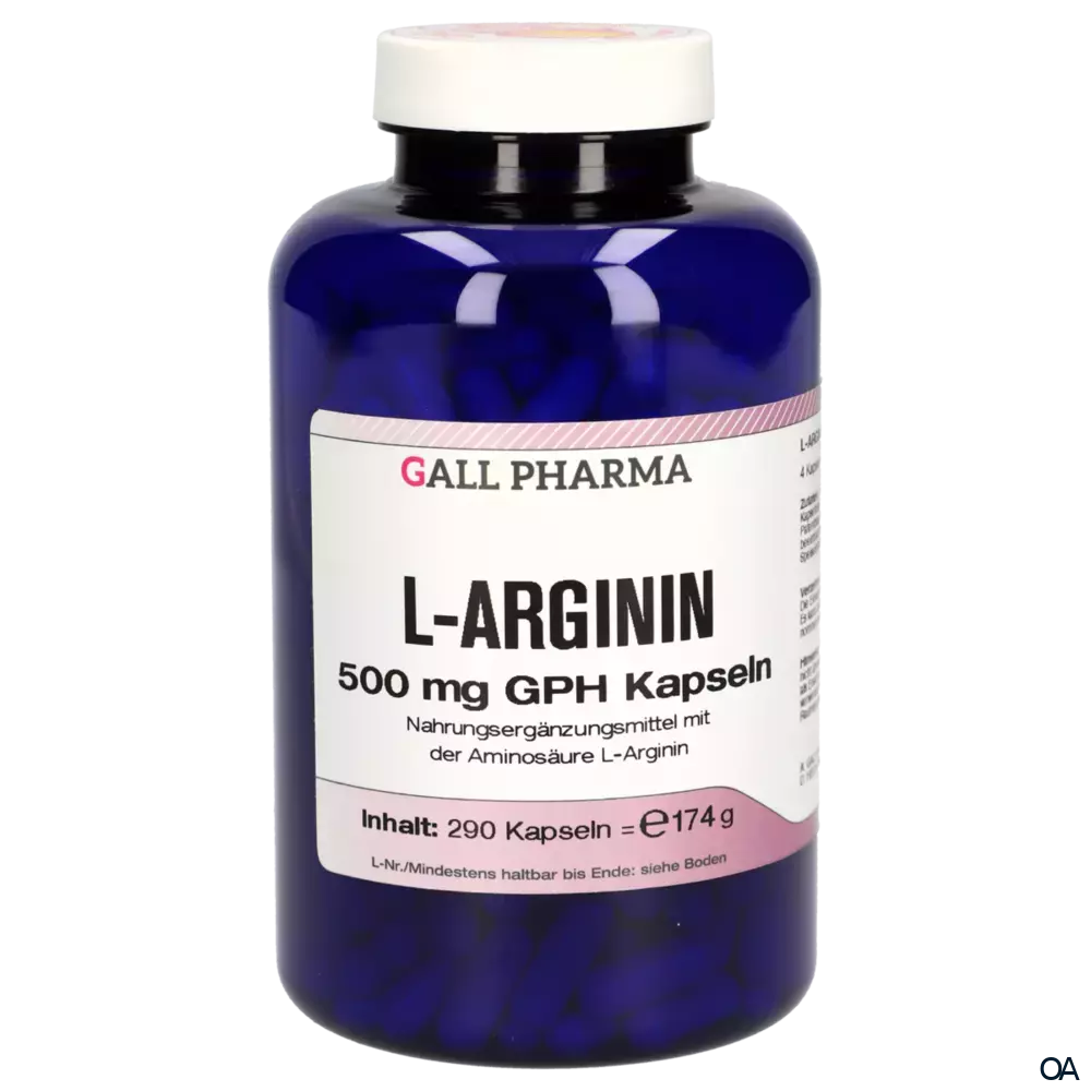 Gall Pharma L-Arginin 500 mg Kapseln