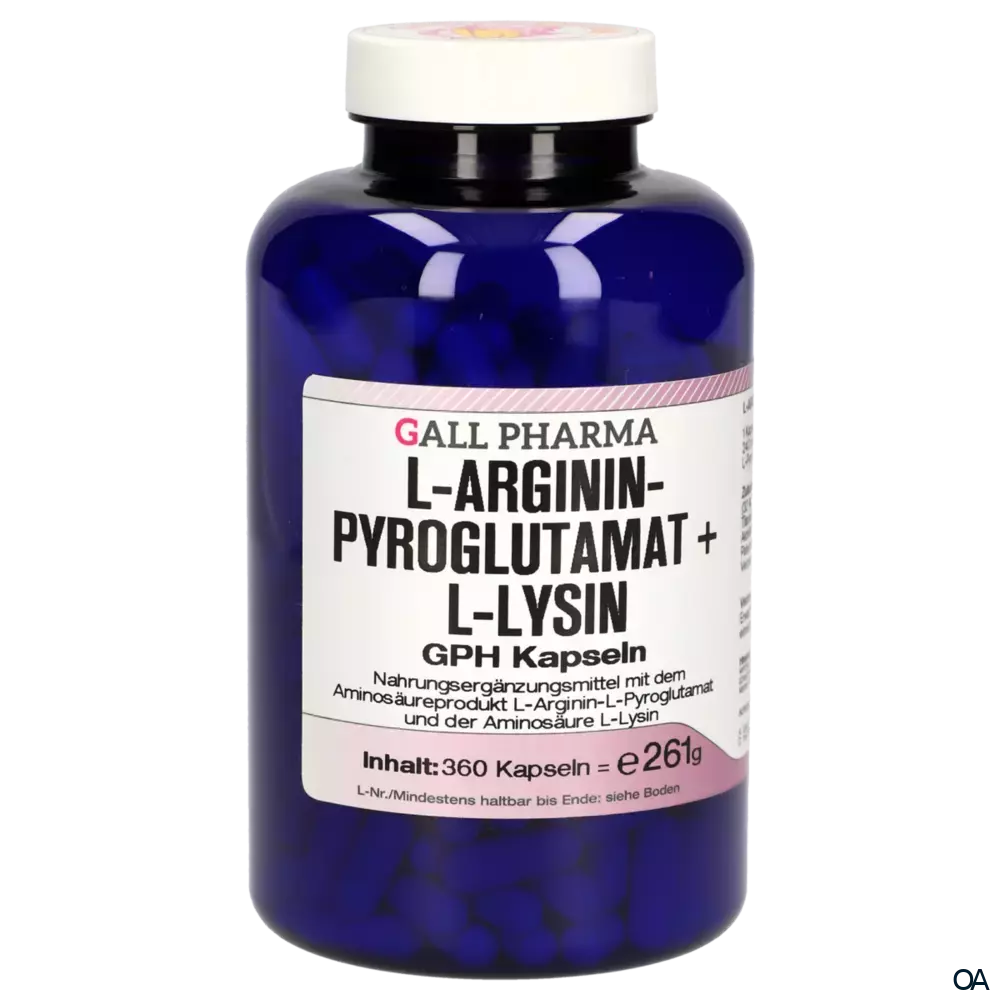 Gall Pharma L-Argininpyroglutamat + L-Lysin Kapseln