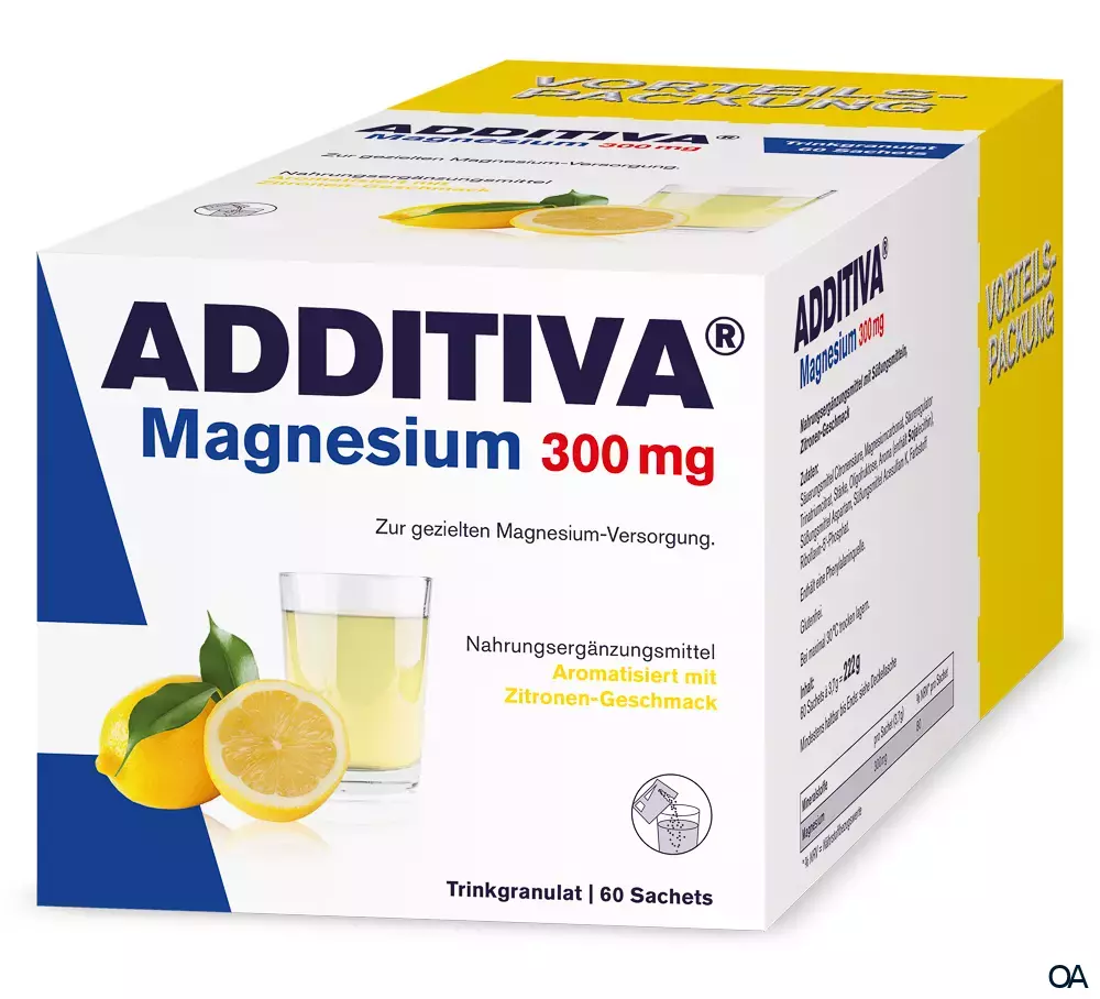 ADDITIVA® Magnesium 300 mg Trinkgranulat Sachets ADDITIVA® Magnesium 300 mg Trinkgranulat Sachets