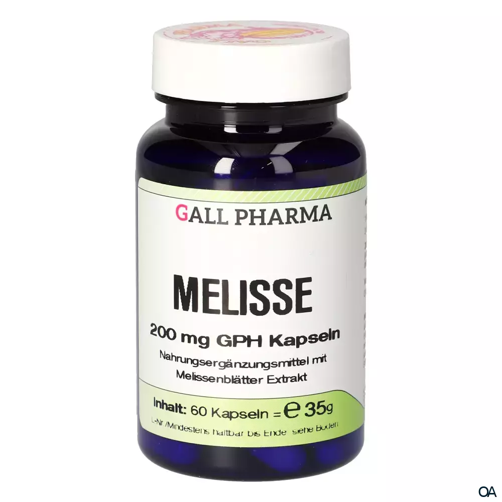 Gall Pharma Melisse 200 mg Kapseln