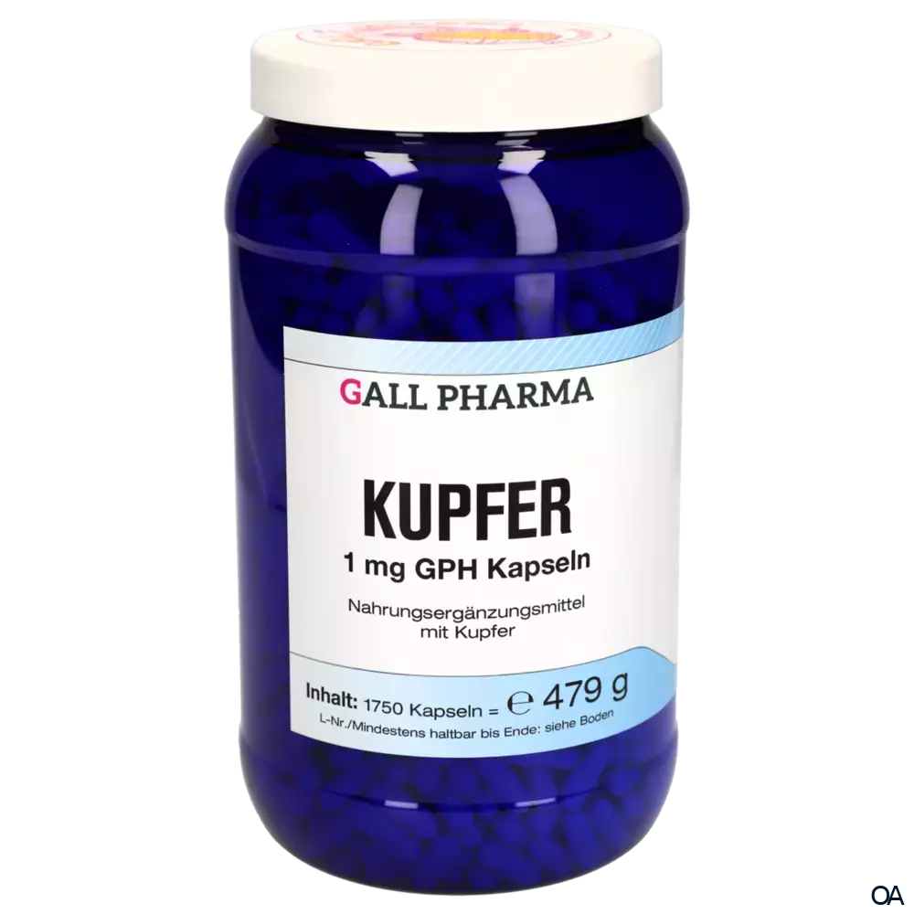 Gall Pharma Kupfer 1 mg Kapseln