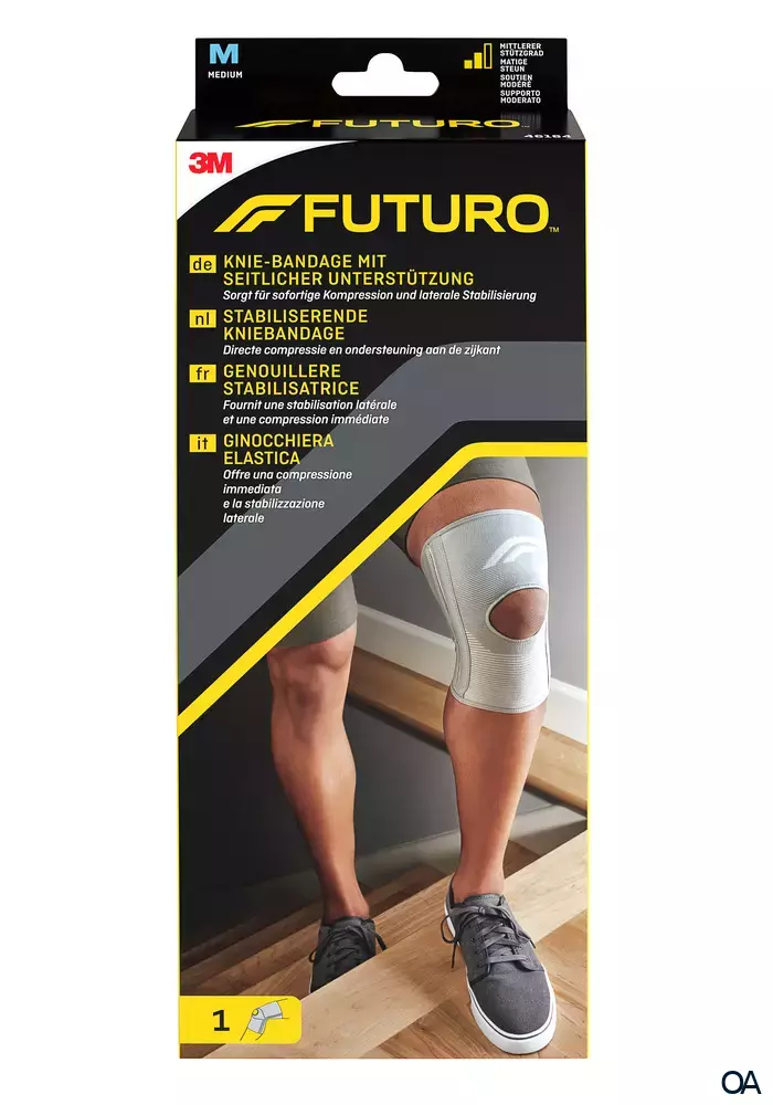 3M Futuro Knie-Bandage mit seitlicher Unterstützung 46164, Größe M 3M Futuro Knie-Bandage mit seitlicher Unterstützung 46164, Größe M