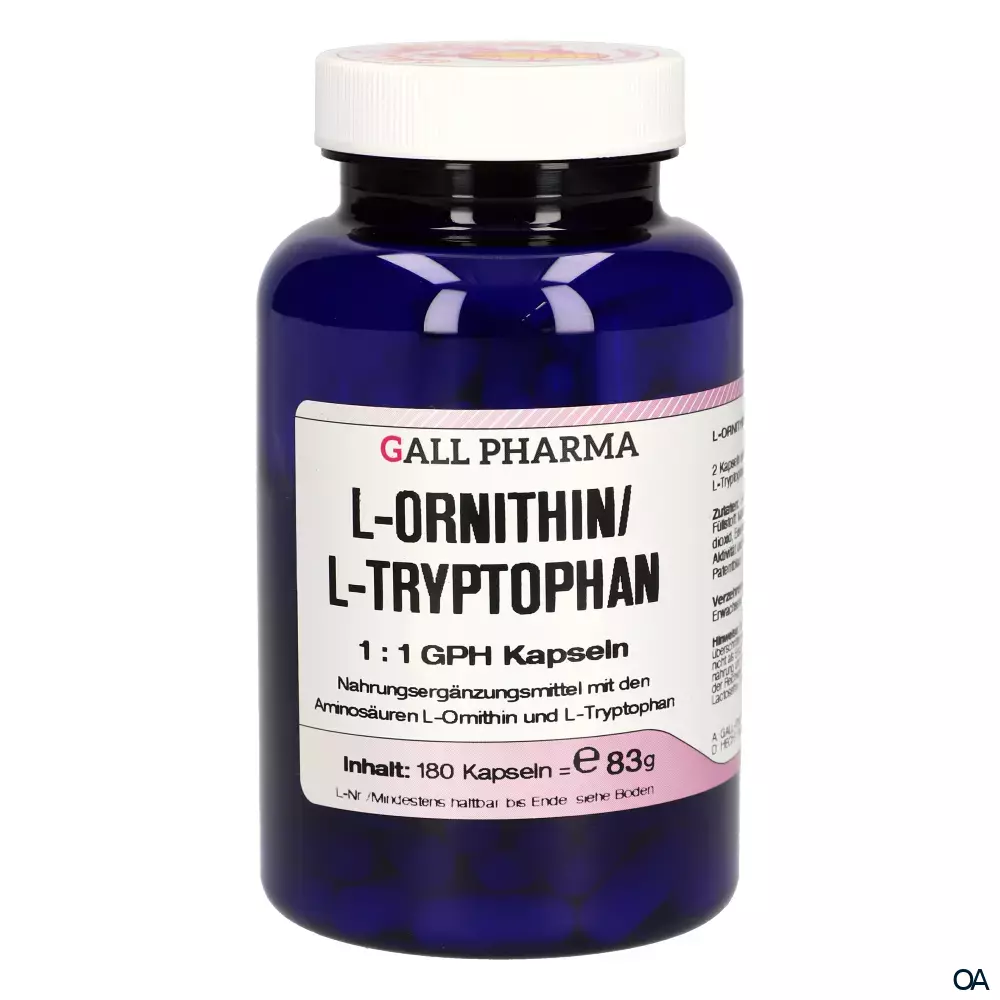 Gall Pharma L-Ornithin/L-Tryptophan 1:1 Kapseln