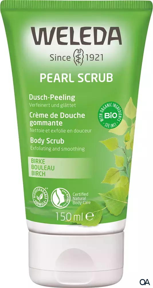 Weleda Pearl Scrub – Dusch-Peeling Birke