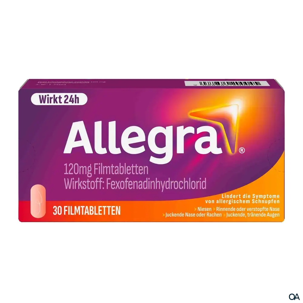 Allegra 120 mg Filmtabletten Allegra 120 mg Filmtabletten