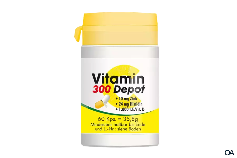 Canea Vitamin C 300 Depot +Zink + Histidin + D Kapseln