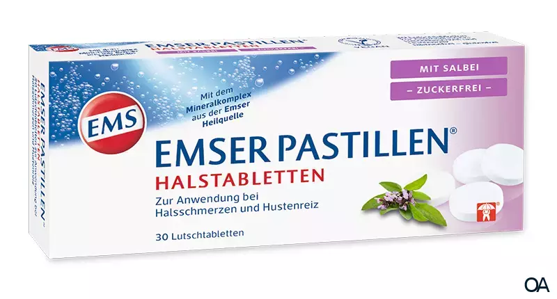 Emser Pastillen® Halstabletten mit Salbei, zuckerfrei