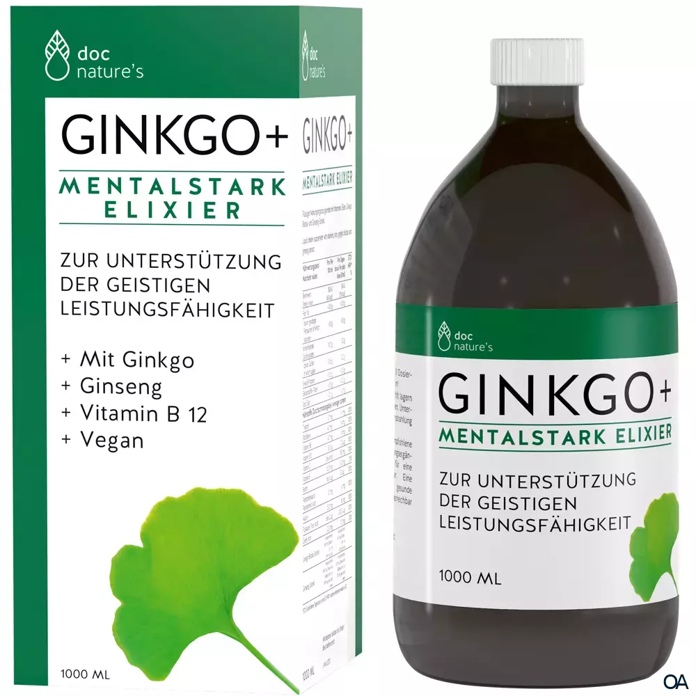 doc nature’s Ginkgo + Mentalstark Elixier