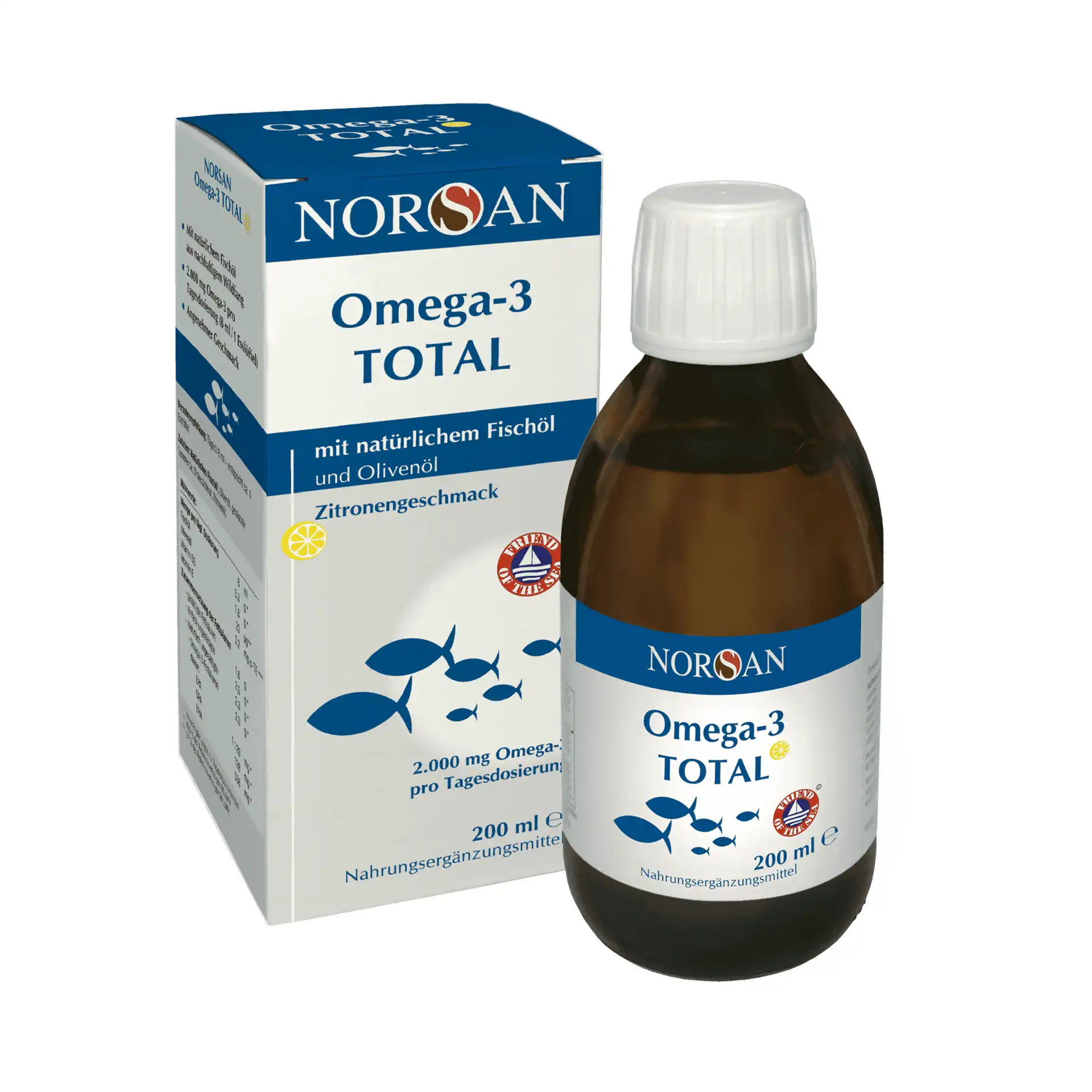 Norsan Omega 3 Total Fischöl Zitrone