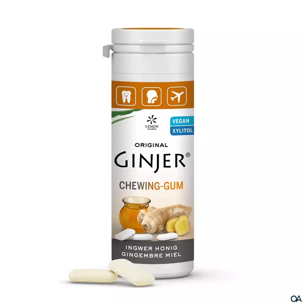 Lemon Pharma Ginjer® Ingwerkaugummi - Honig