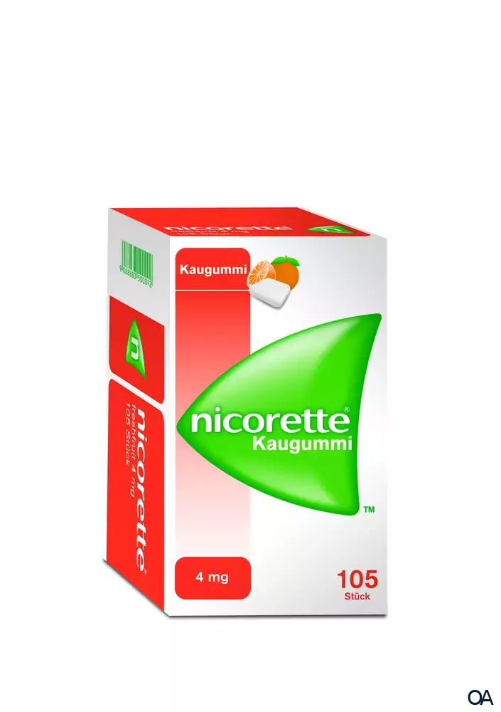 Nicorette® Freshfruit 4 mg - Kaugummi zur Raucherentwöhnung