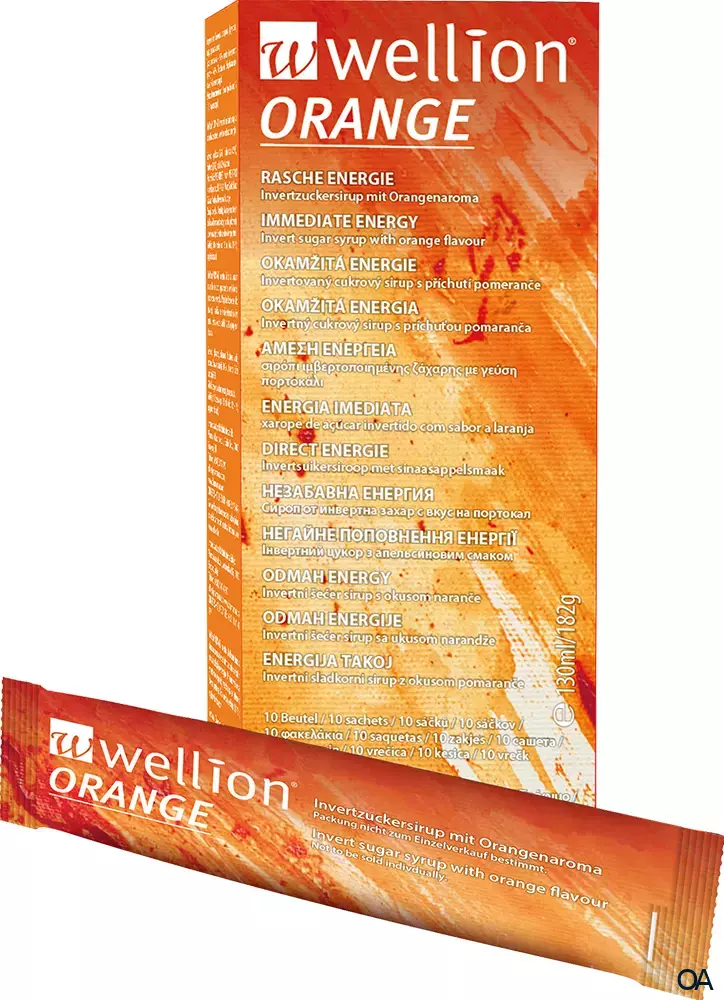Wellion® ORANGE Invertzuckersirup 10x13ml Wellion® ORANGE Invertzuckersirup 10x13ml