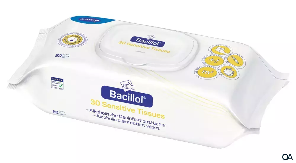 Bacillol® 30 Sensitive Tissues - Alkoholische Desinfektionstücher