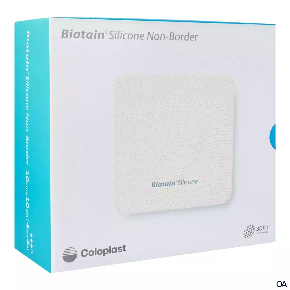 Biatain® Silicone Non-Border Schaumverband 10 x 10 cm