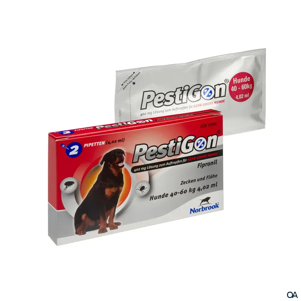 Pestigon 402 mg Lösung zum Auftropfen für sehr große Hunde
