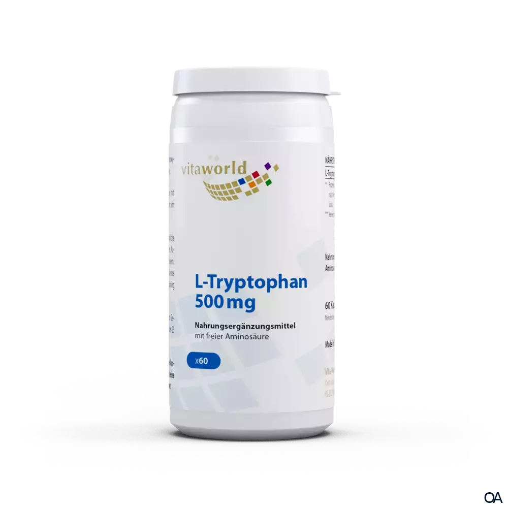 Vitaworld L-Tryptophan 500 mg Kapseln