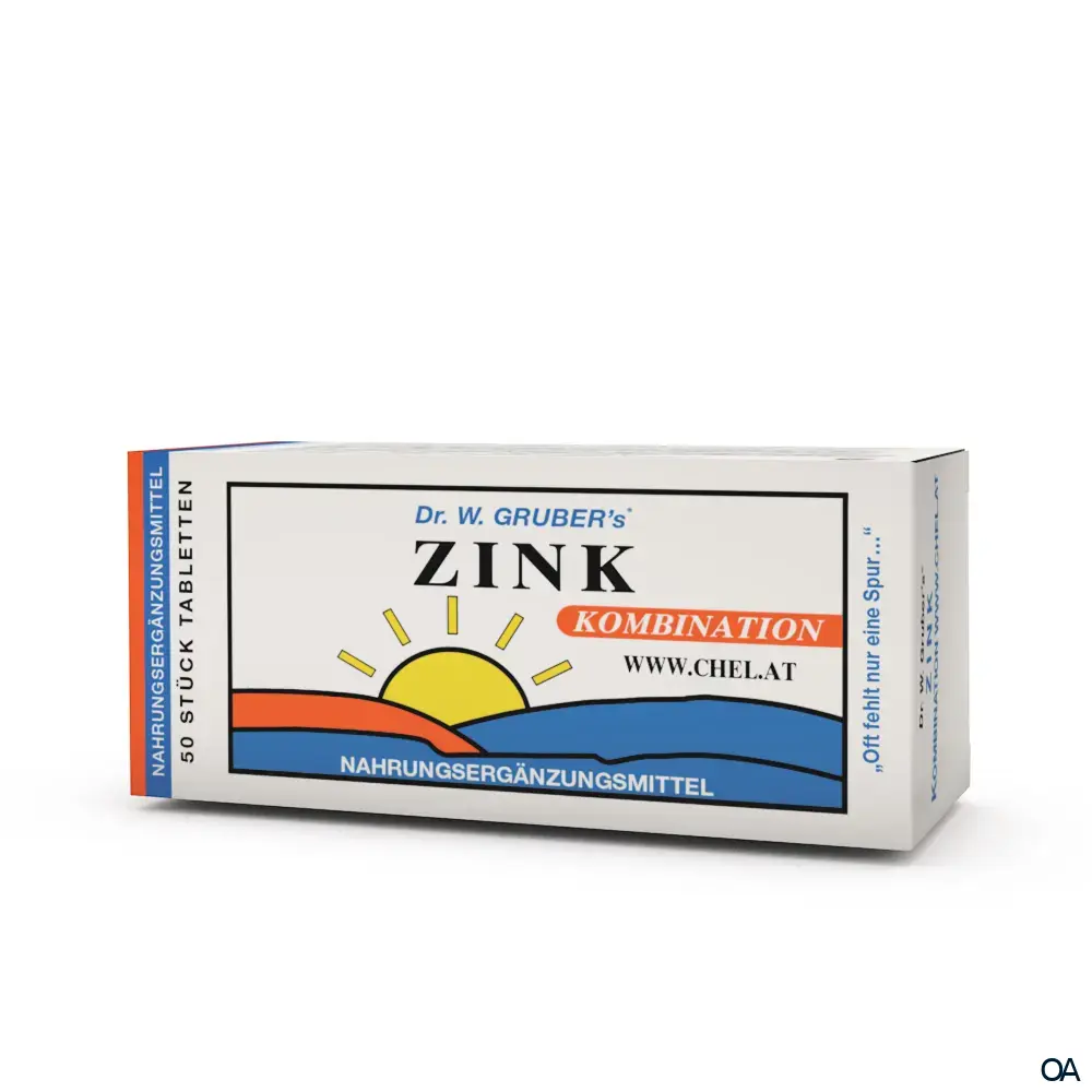 Dr. W. Gruber’s® Zink Kombination Chelat Tabletten