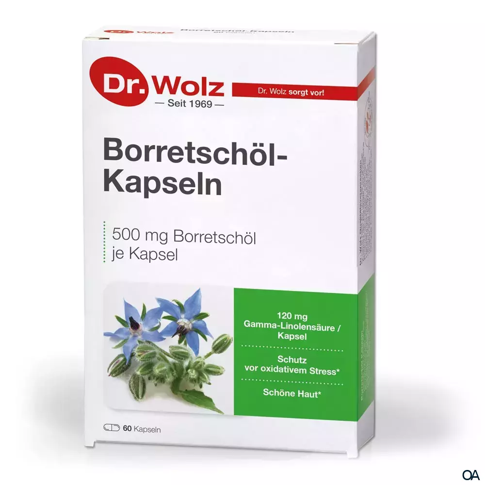 Dr. Wolz Borretschöl Kapseln